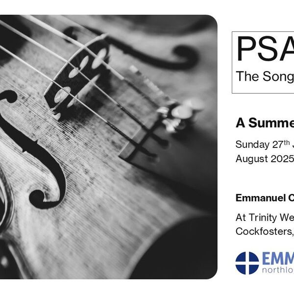 Psalms Summer Series 2025
